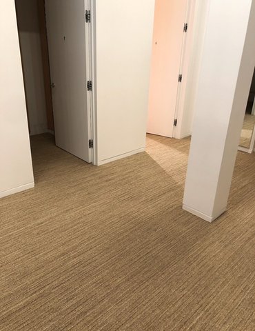 French Bros Light Brown Carpet In Hallway