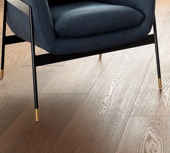 Chair On Hardwood Floor from French Bros in San Francisco